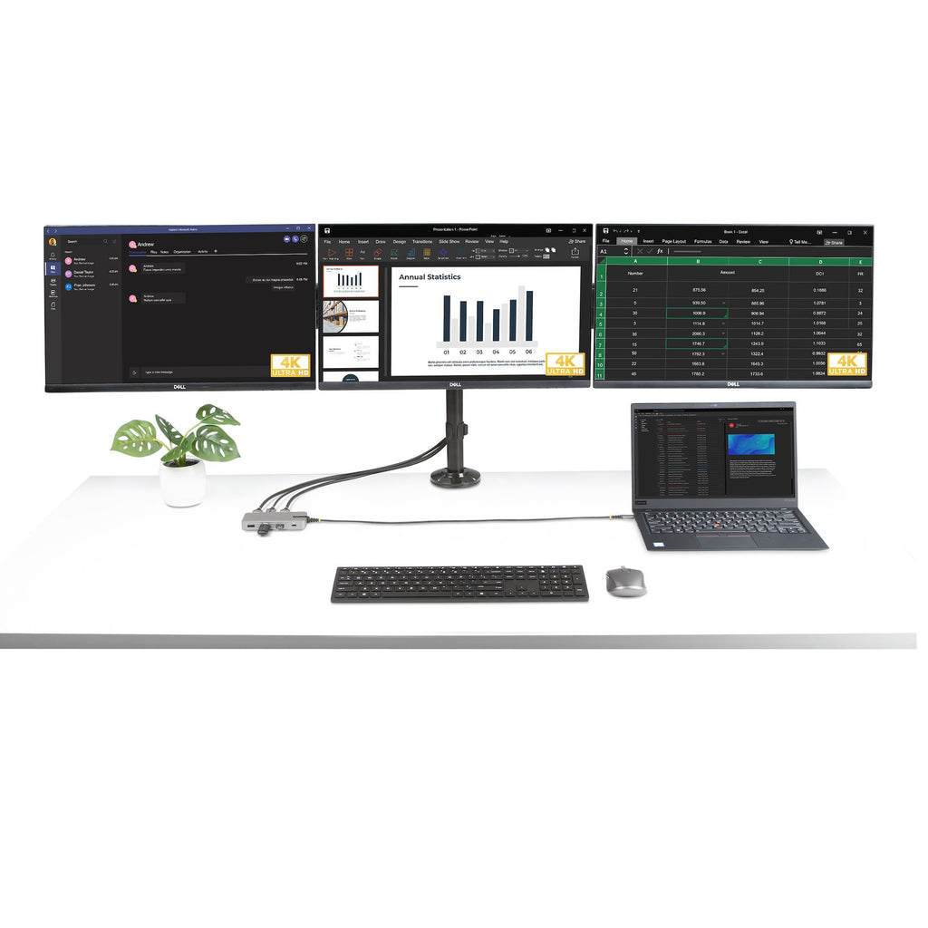 Station d'accueil USB-C 4K Thunderbolt 4 - STARTECH