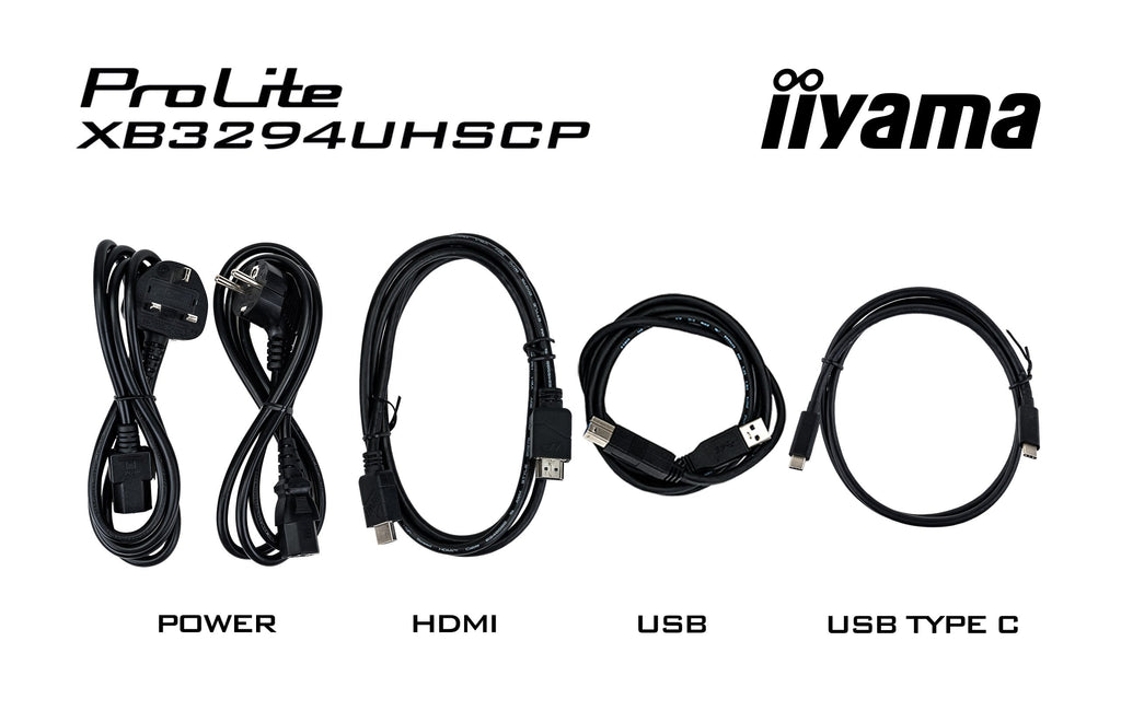 Écran 4K IIYAMA ProLite XB3294UHSCP-B1 31.5"
