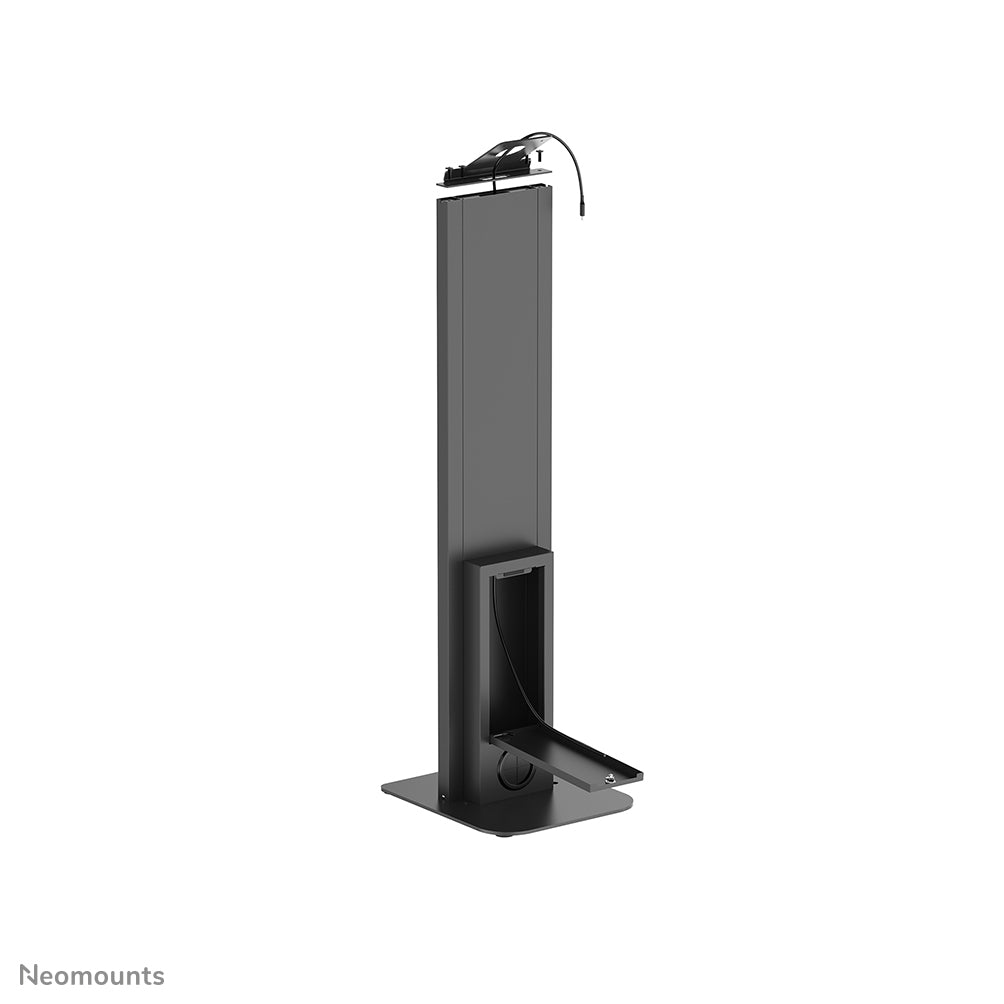 Pied tablette verrouillable acier noir - NEOMOUNTS