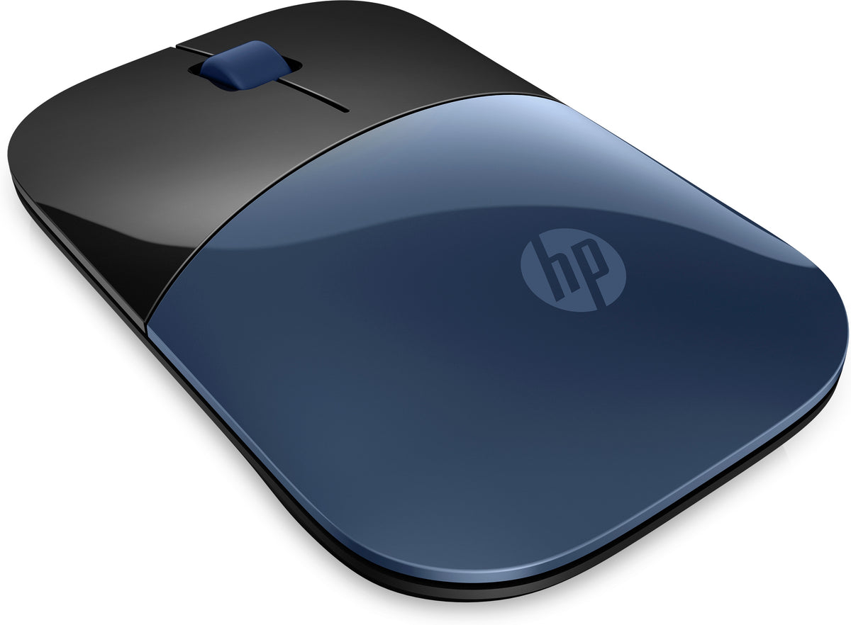 Souris sans fil HP Z3700 bleu - 2.4 GHz - 3 boutons