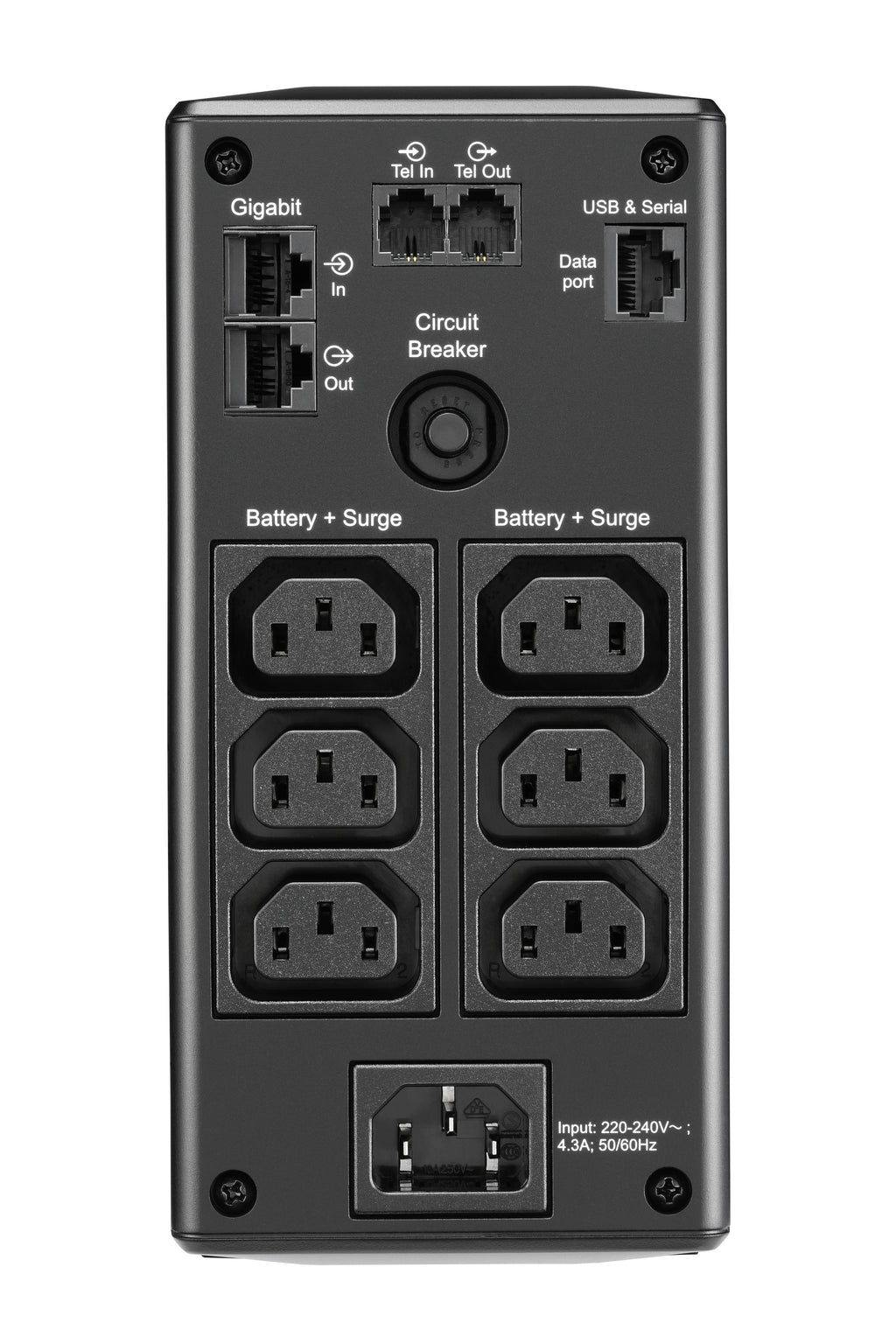 Onduleur APC BR900MI 540W 900VA USB 6 sorties noir