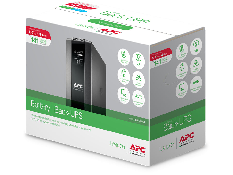 Onduleur APC BR1300MI 1300VA 780W noir