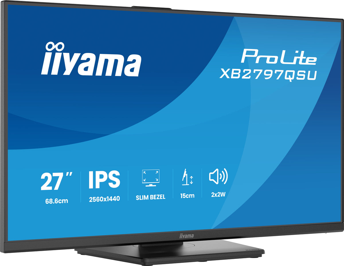 Écran LED IIYAMA 27" QHD - 75Hz - IPS - 1ms