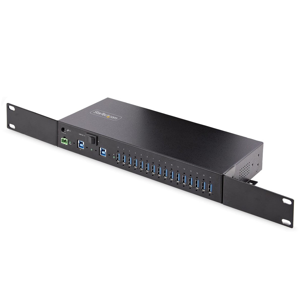 Hub USB 3.0 16 ports industriel StarTech - Montable rack/DIN