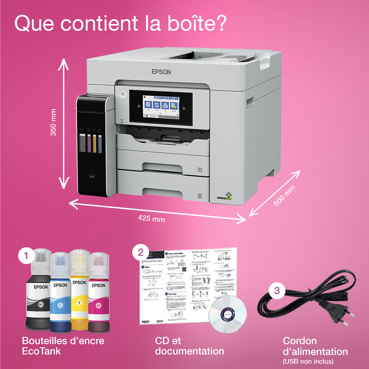Epson EcoTank Pro ET-5885 - Imprimante multifonctions