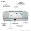 Projecteur 4K Epson 3LCD 3000 lumens blanc