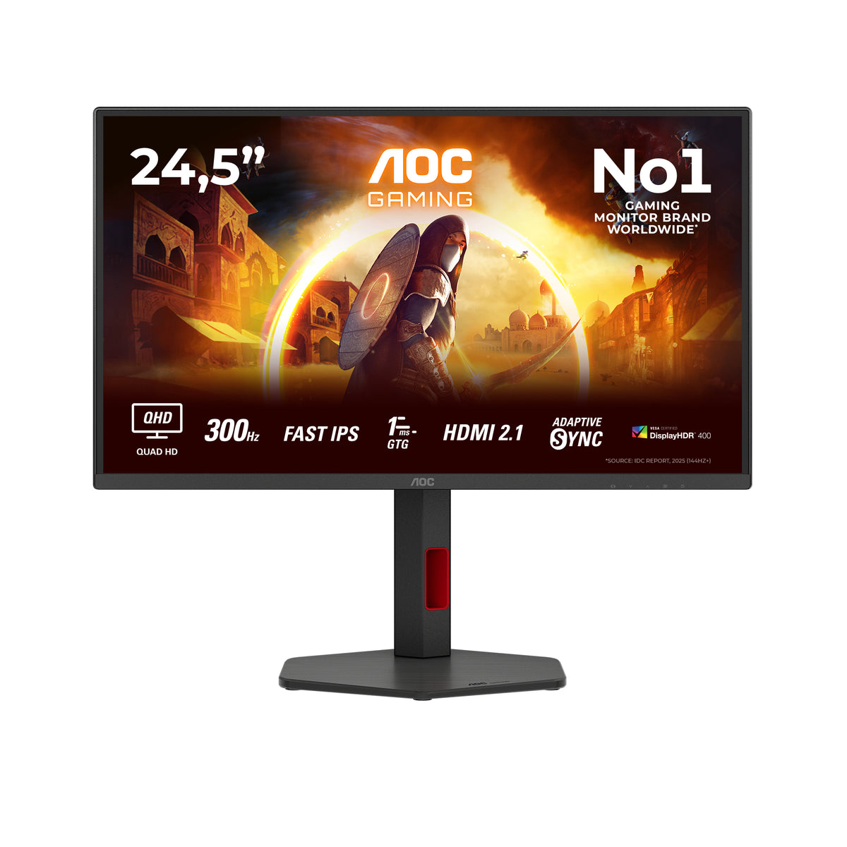 AOC Q25G4SR - Écran Gaming 25" 300Hz QHD - Achetez en ligne