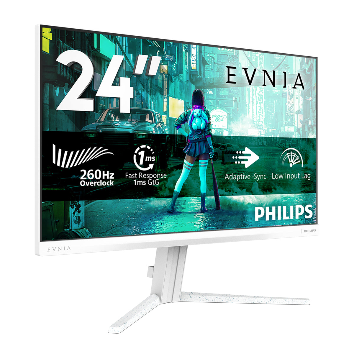 Écran LED PHILIPS 24" 260Hz Full HD HDR10 - Gaming