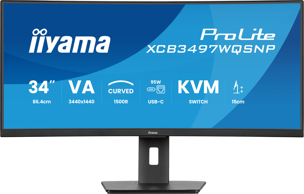 Écran incurvé IIYAMA 34" UWQHD 120Hz - Gaming & Productivité