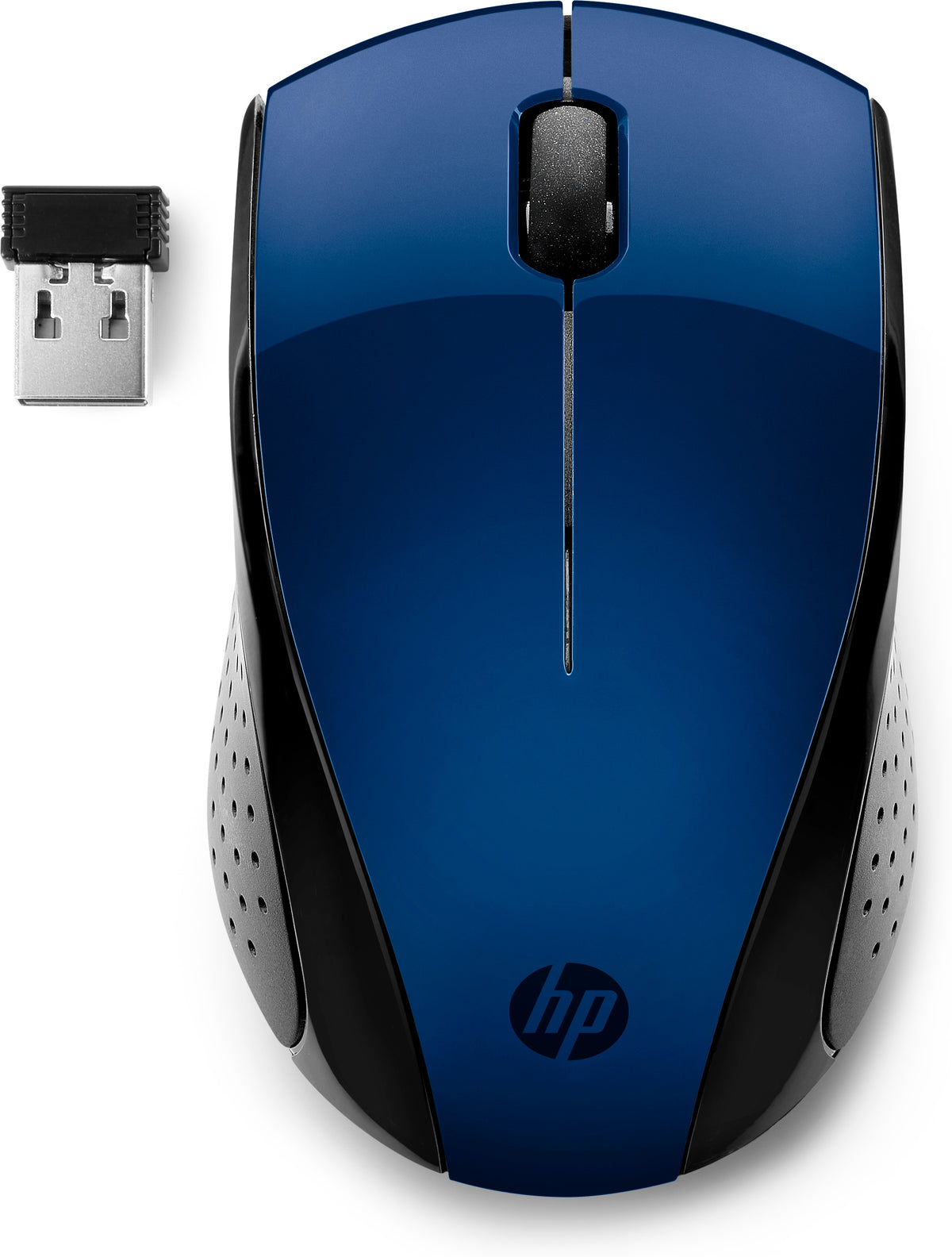 Souris sans fil HP bleu 3 boutons 2.4 GHz
