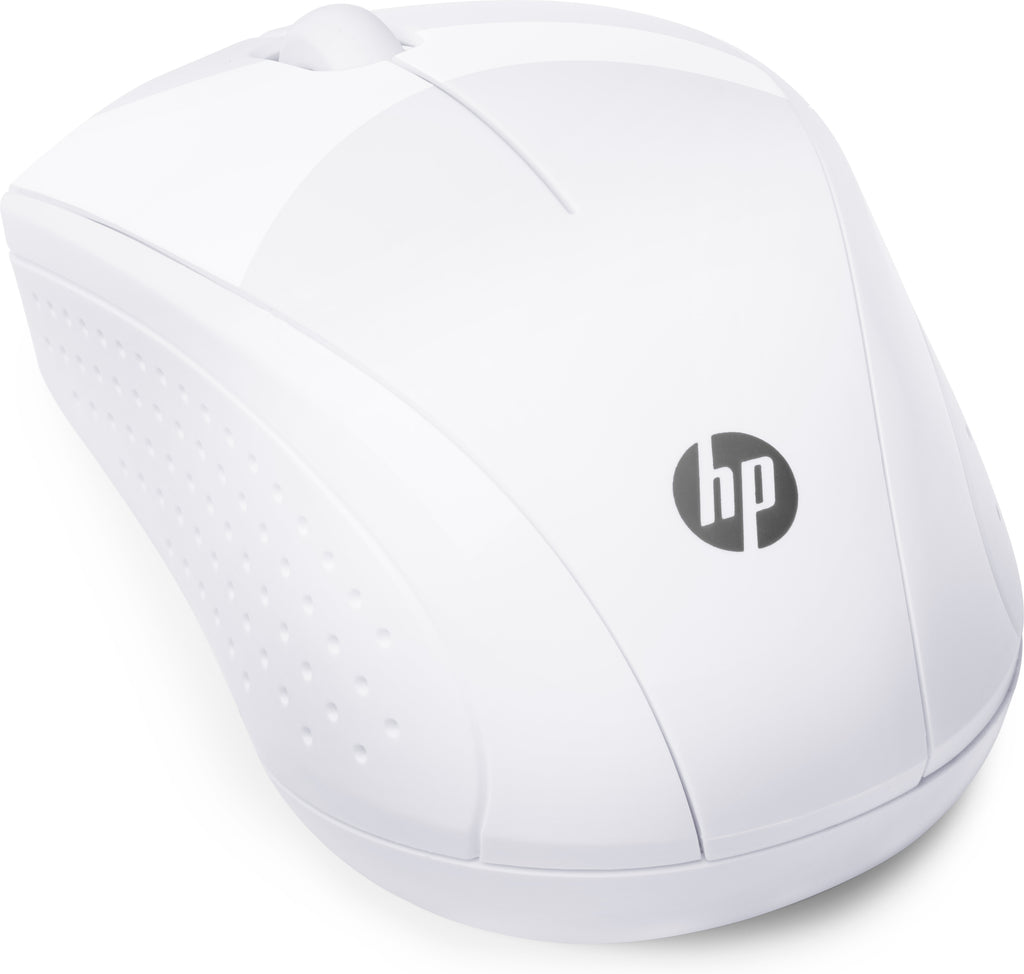 Souris sans fil HP 220 - 3 boutons - 2.4 GHz - blanc neige