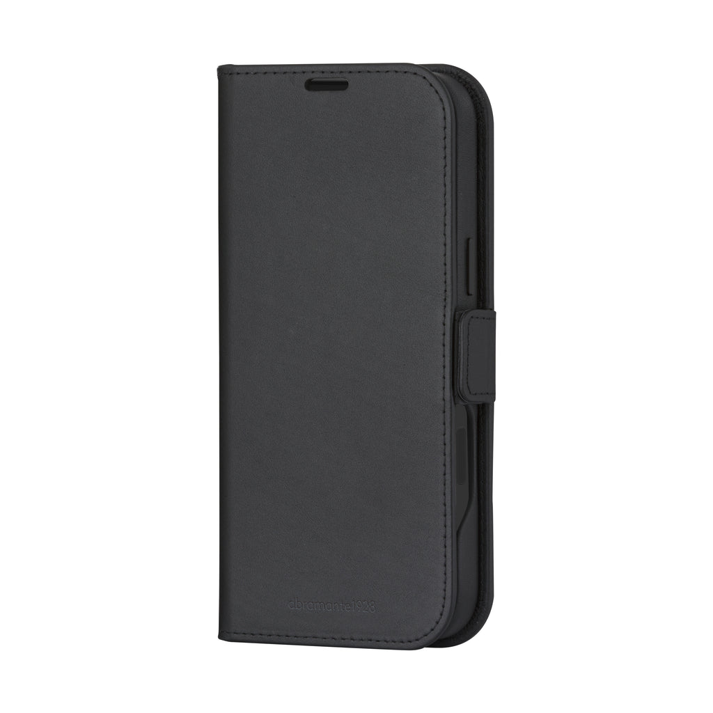 Étui iPhone 16 MagSafe cuir noir - DBRAMANTE1928