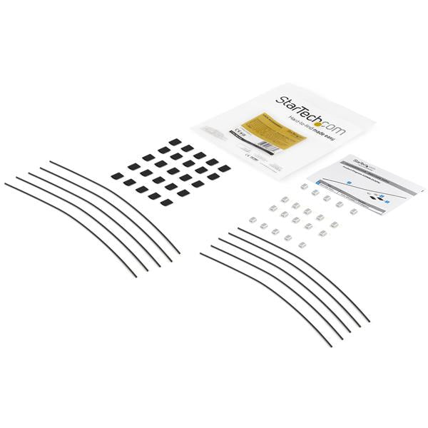 Attaches de sécurité câbles acier lot 10 | StarTech