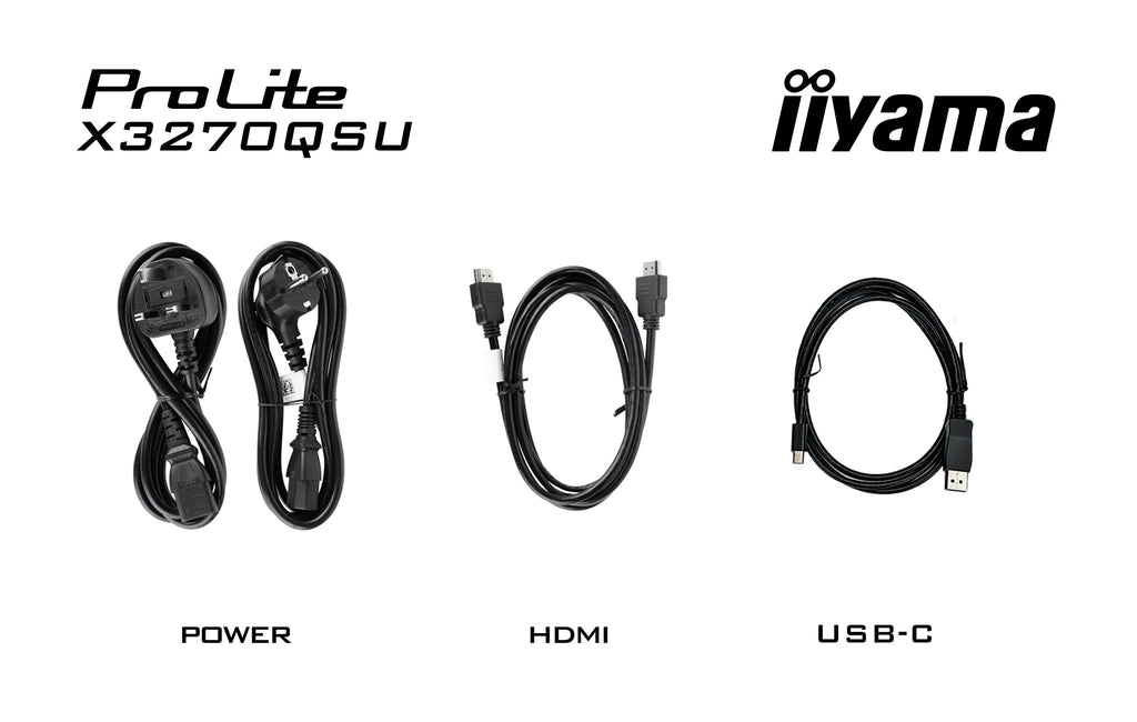 Écran LED 32" WQHD 100Hz IPS - iiyama ProLite X3270QSU-B1
