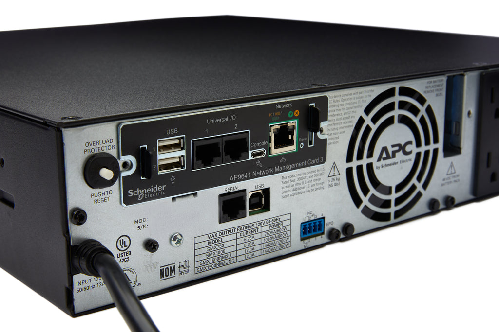 Carte supervision APC 3 1GbE pour Smart-UPS SRT 1500VA