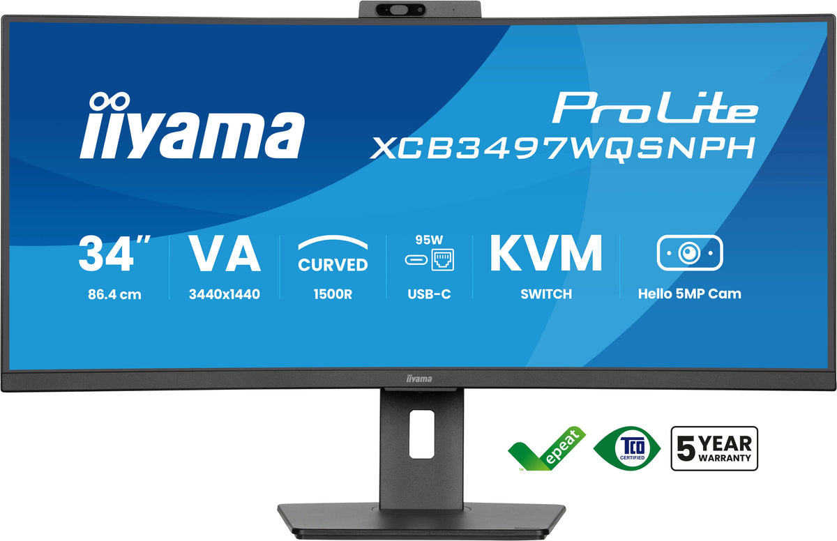 Écran LED incurvé IIYAMA 34" UWQHD 120Hz