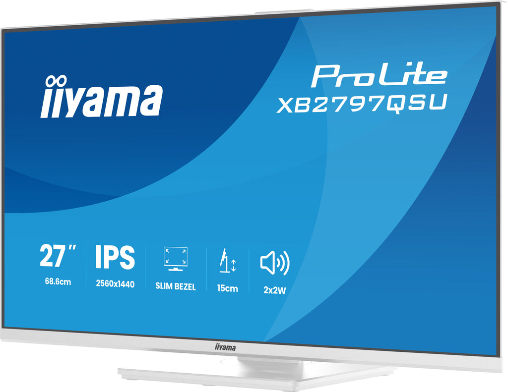 Écran LED 27" QHD IPS iiyama ProLite XB2797QSU-W1