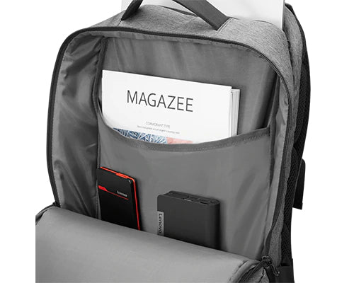 Sac à dos Lenovo 17.3" gris charbon - Sécurisé & Professionnel