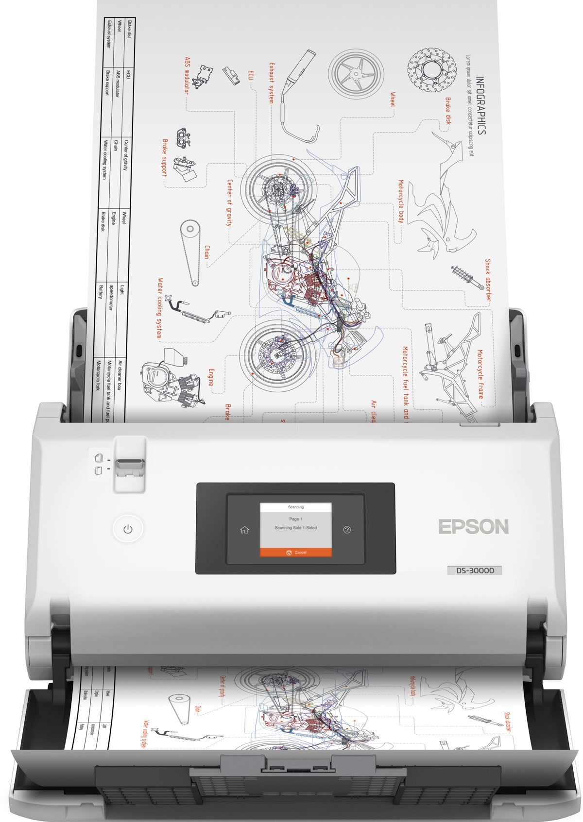 Epson WorkForce DS-30000 Scanner A3 70 ppm - Achat Pro