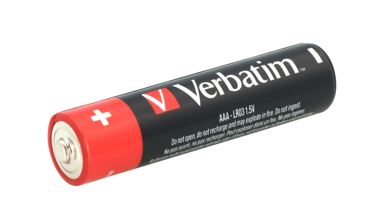 Batterie 10 x AAA LR03 Alcaline Verbatim - Caméras