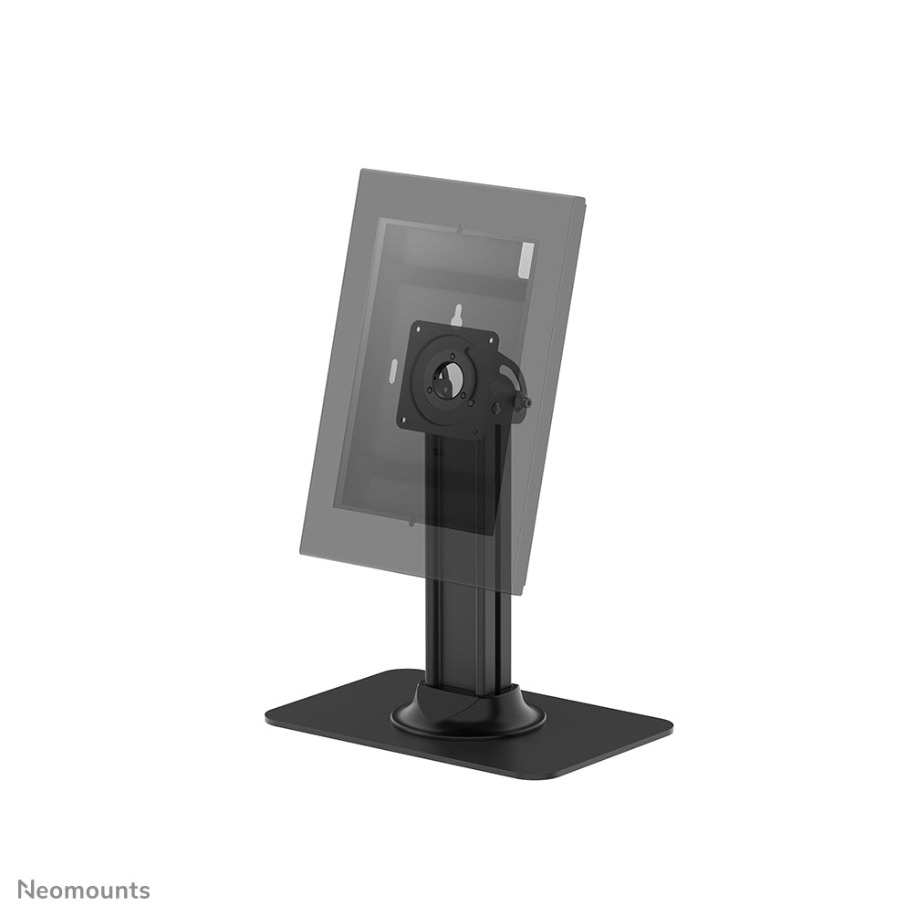 Pied tablette acier noir - Support comptoir 75x75mm | Neomounts