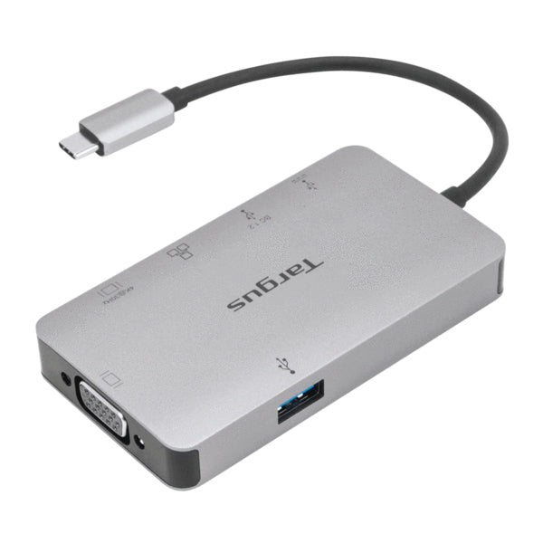 Targus Dock USB-C 4K HDMI/VGA 100W PD - Compact & Plug-and-Play