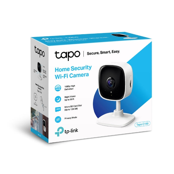 Tapo C100 - Caméra 1080p Wi-Fi jour/nuit audio