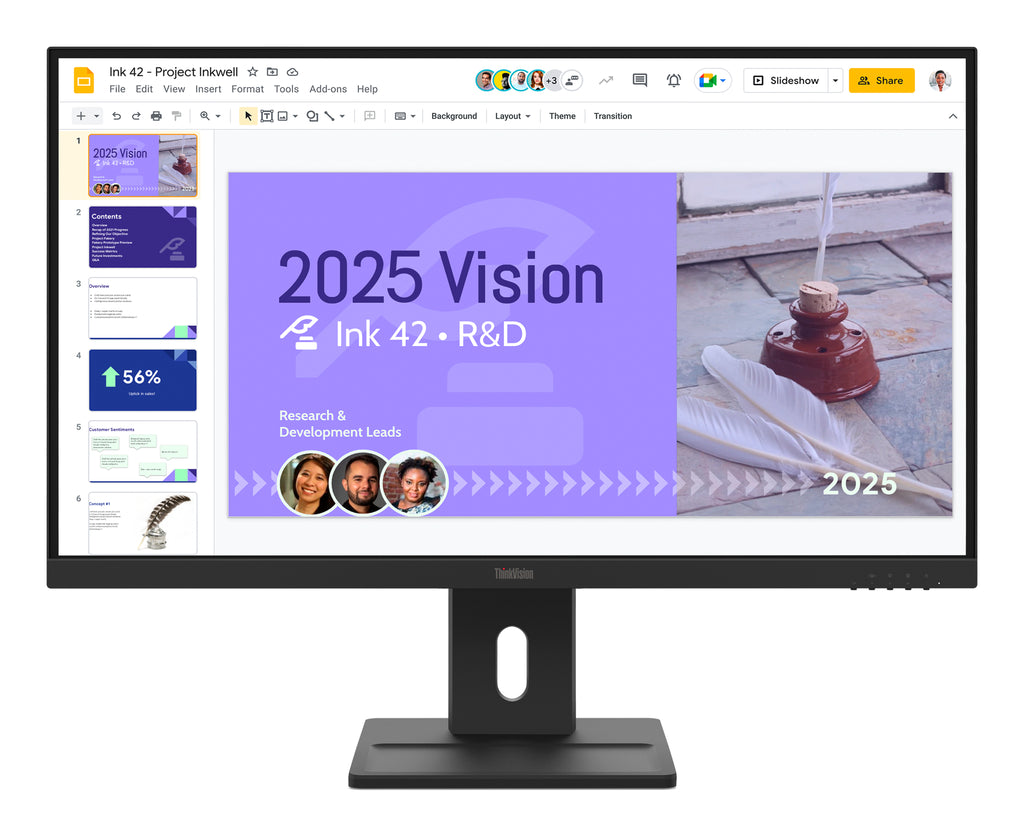 Écran LED LENOVO ThinkVision E27Q-40 27" QHD 100Hz