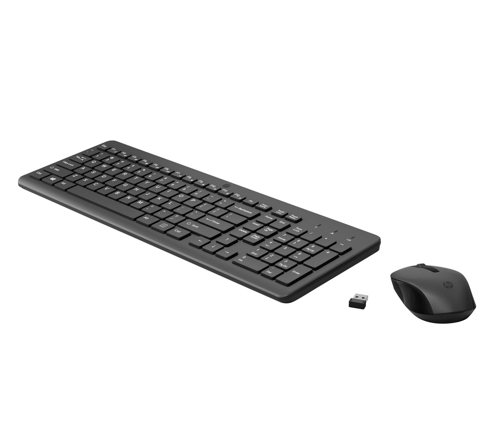 Ensemble clavier souris HP 330 sans fil 2.4 GHz noir
