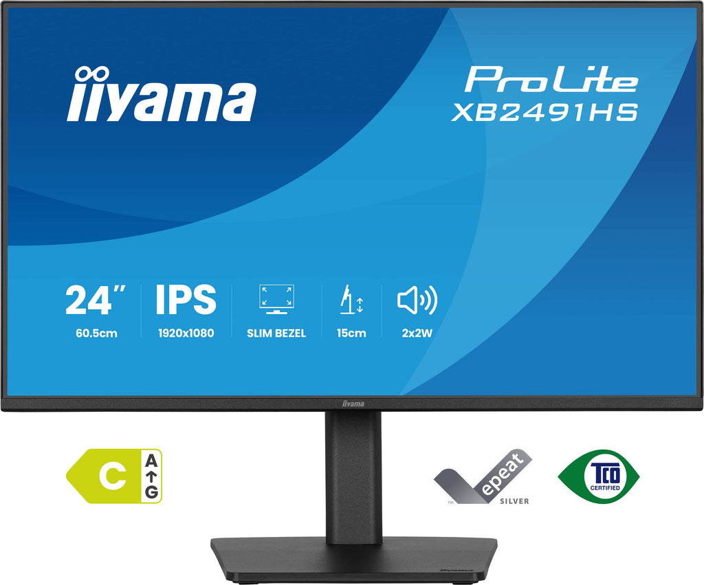 Écran LED IIYAMA 24" Full HD 120Hz - ProLite XB2491HS-B1