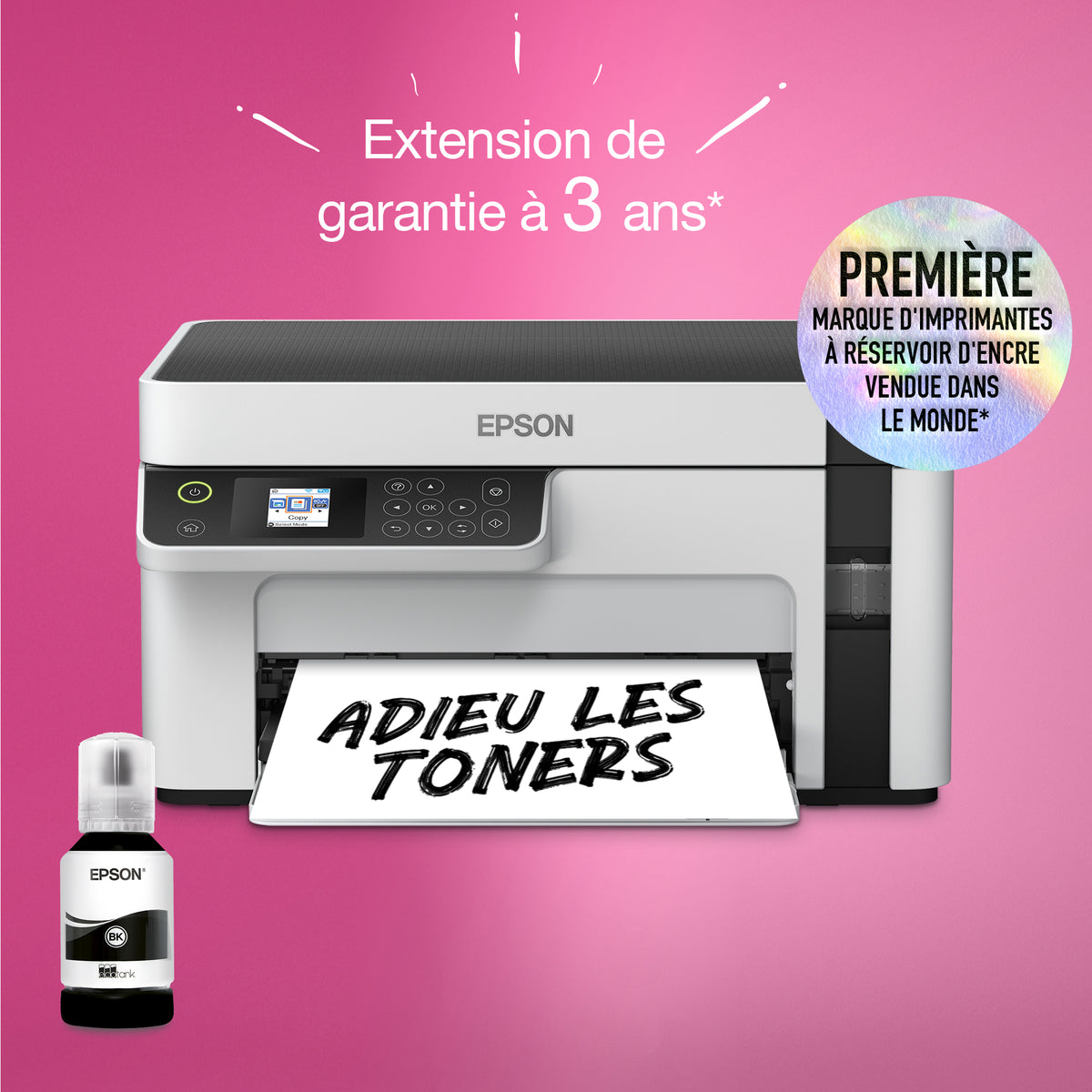 Epson EcoTank ET-M2120 - Imprimante multifonctions noir et blanc