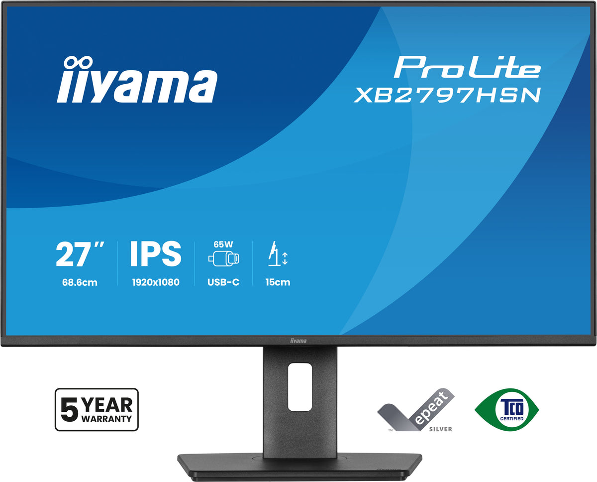 Écran LED IIYAMA 27" Full HD 100Hz IPS - ProLite XB2797HSN-B1