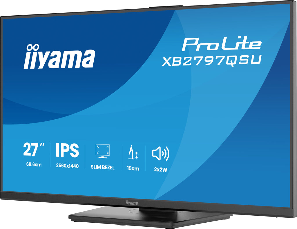 Écran LED IIYAMA 27" QHD - 75Hz - IPS - 1ms