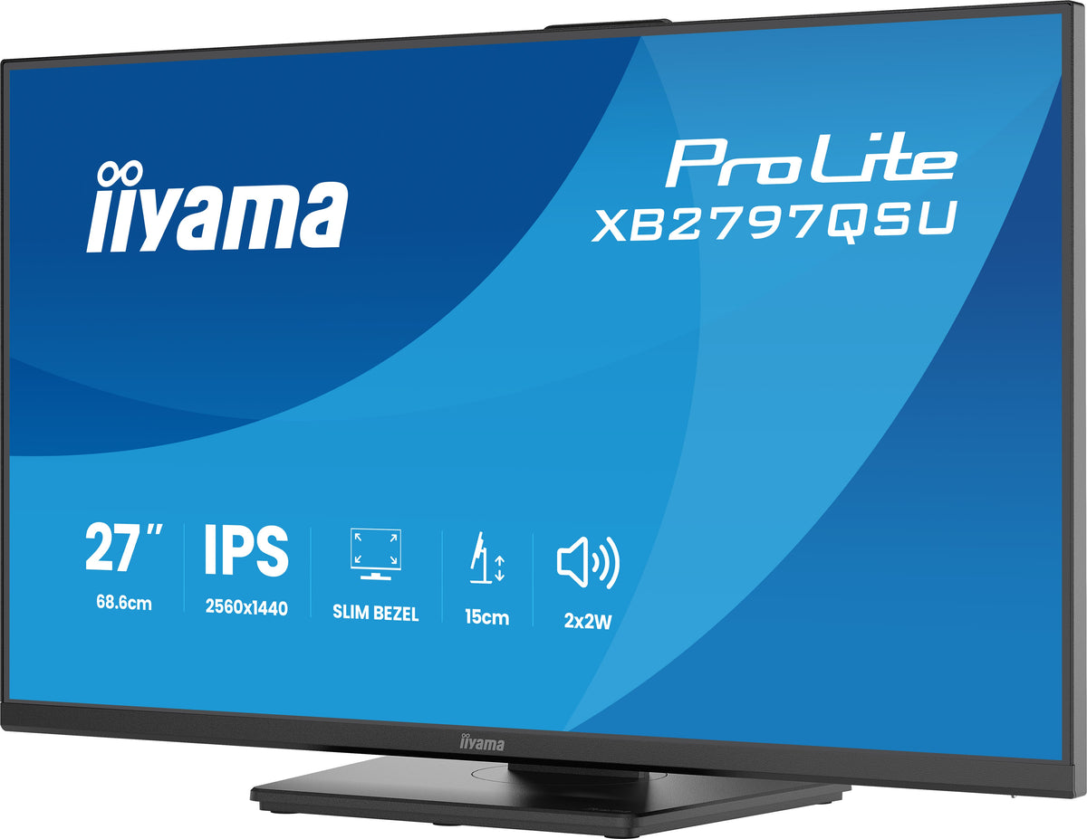 Écran LED IIYAMA 27" QHD - 75Hz - IPS - 1ms