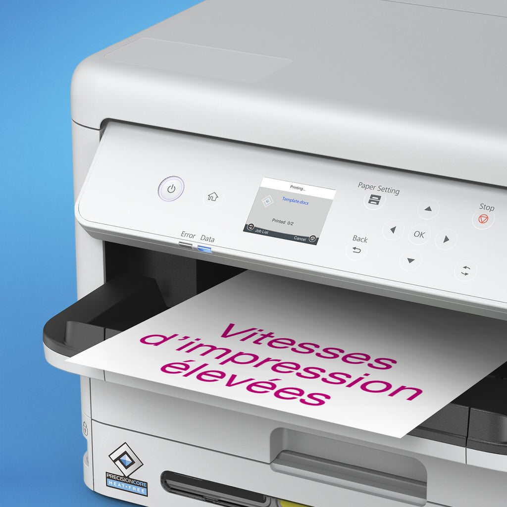 Imprimante Epson couleur A4 recto verso WiFi Ethernet USB