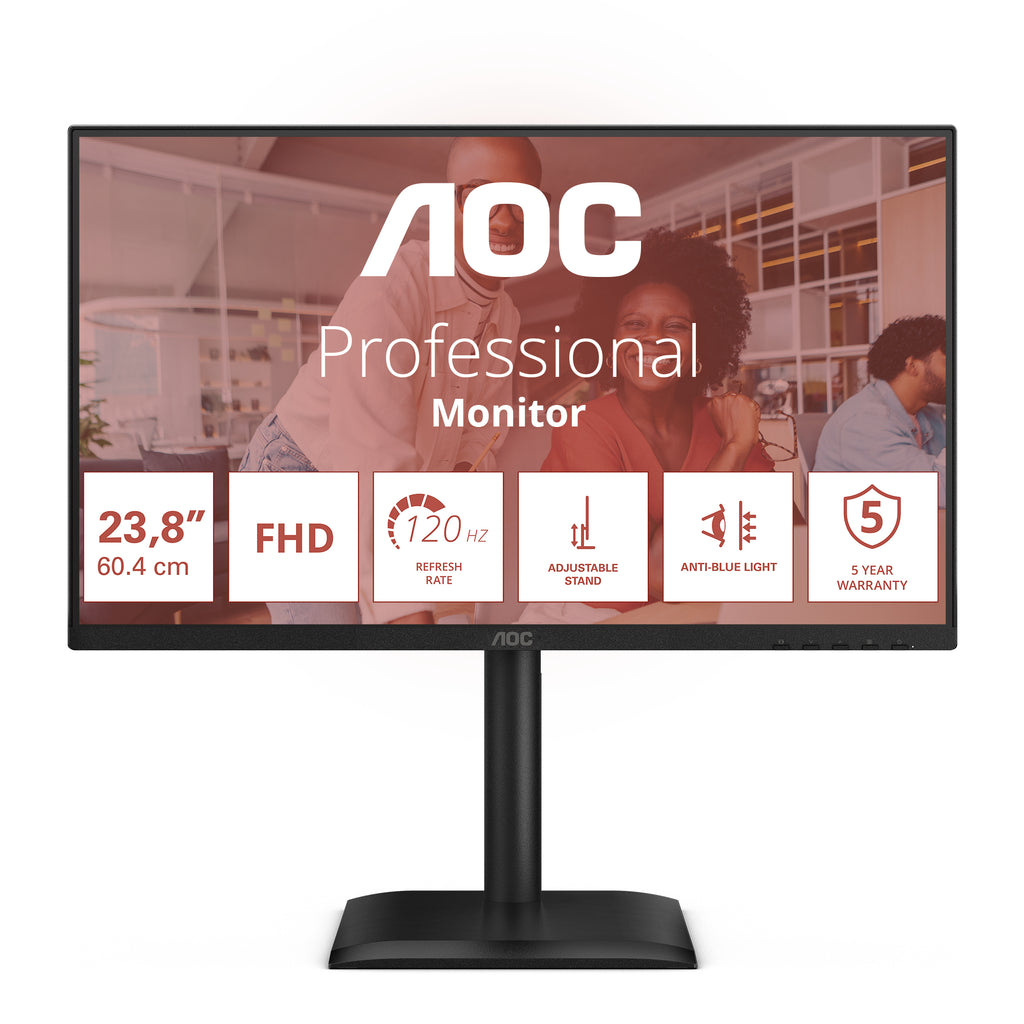 AOC 24E4U Écran LED 24" Full HD 120Hz IPS