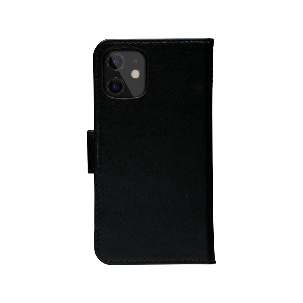 Étui iPhone 12 mini cuir noir DBRAMANTE1928
