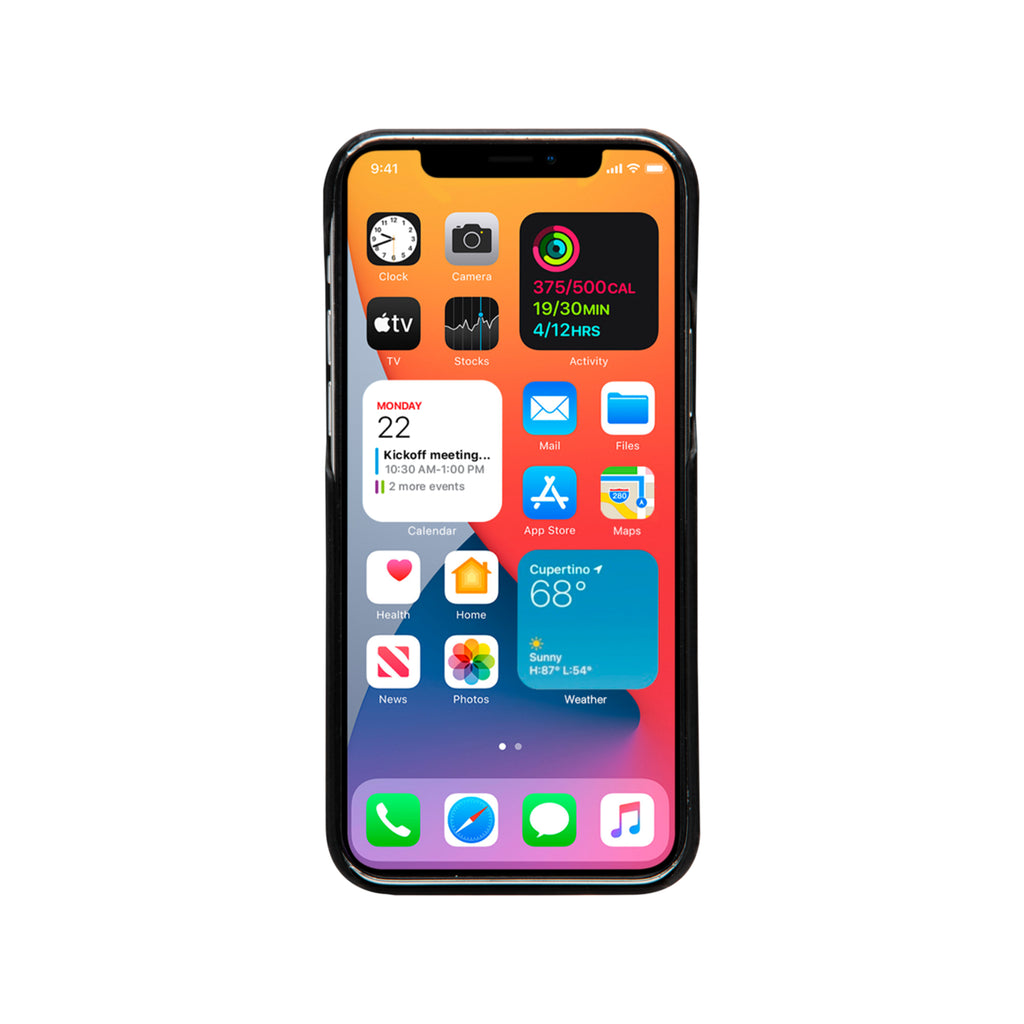 Étui iPhone 12 mini cuir noir DBRAMANTE1928