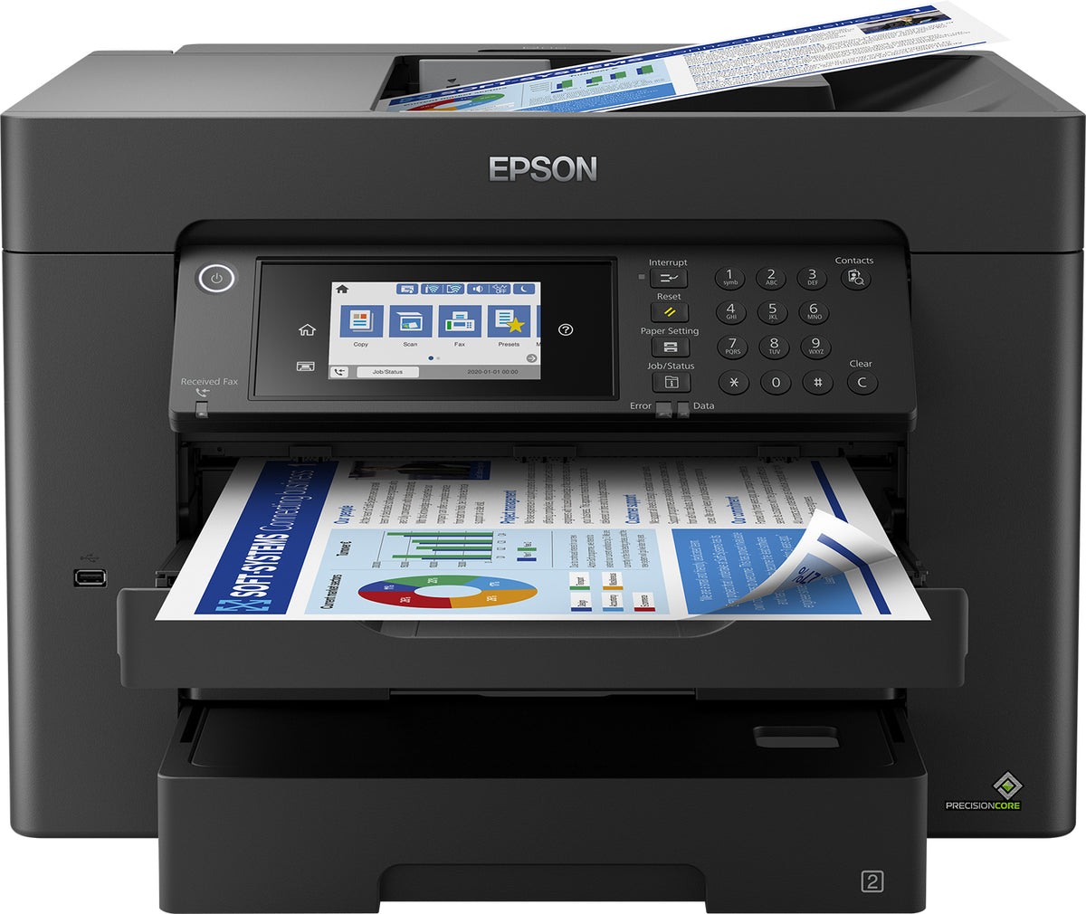 Imprimante A3 couleur Epson WF-7840DTWF - Jet d'encre pro