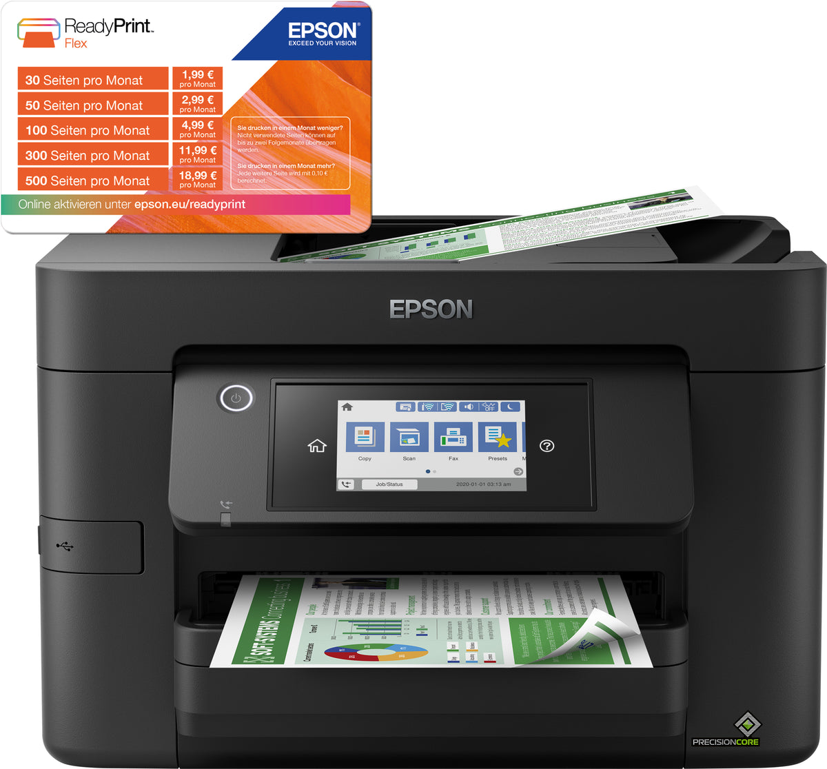 Imprimante Epson WF-4820DWF - Multifonction couleur - 25 ppm