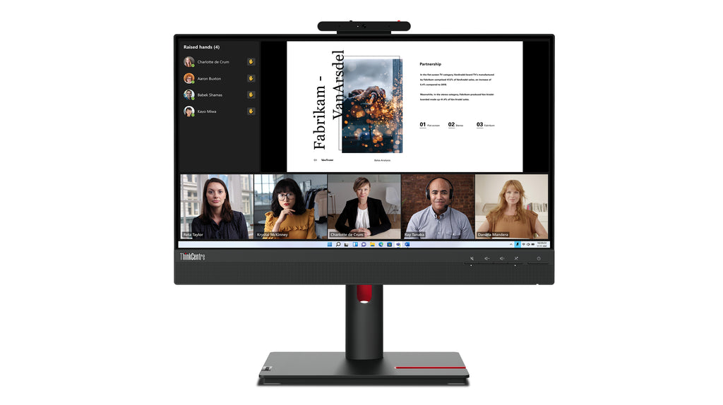 Écran tactile Lenovo 22" Full HD - IPS - HDMI/DisplayPort