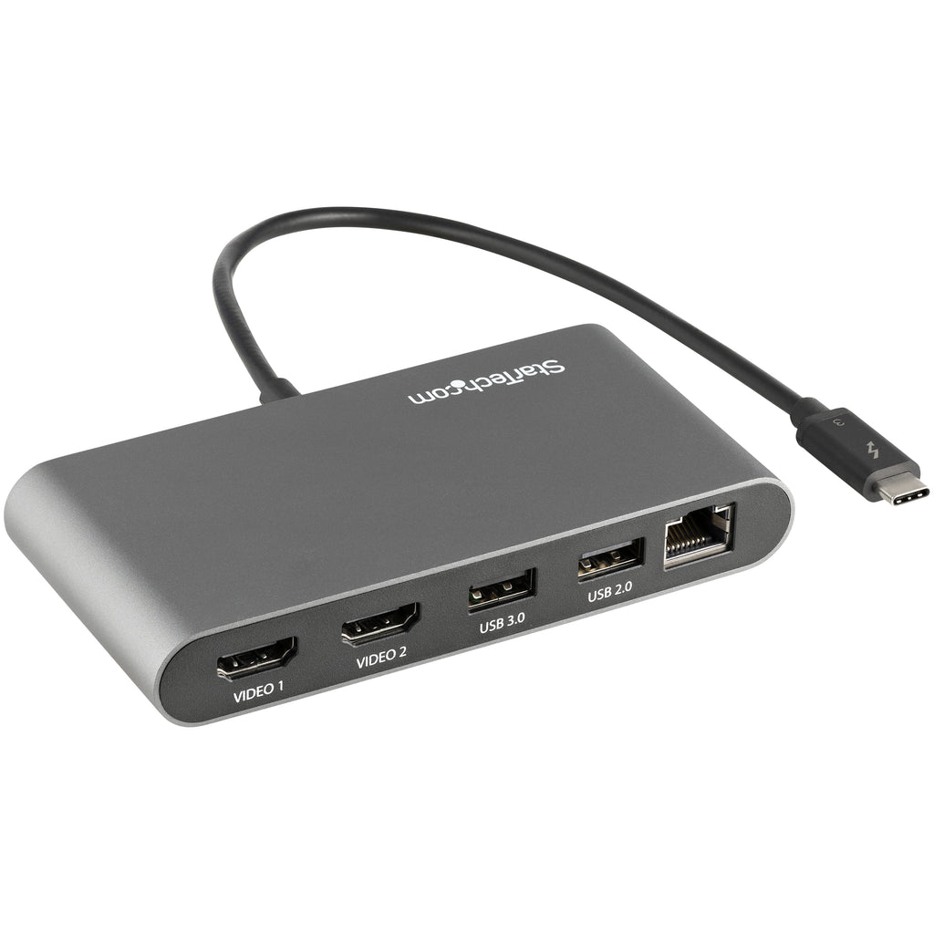 Station d'accueil TB3 Double Écran 4K - StarTech