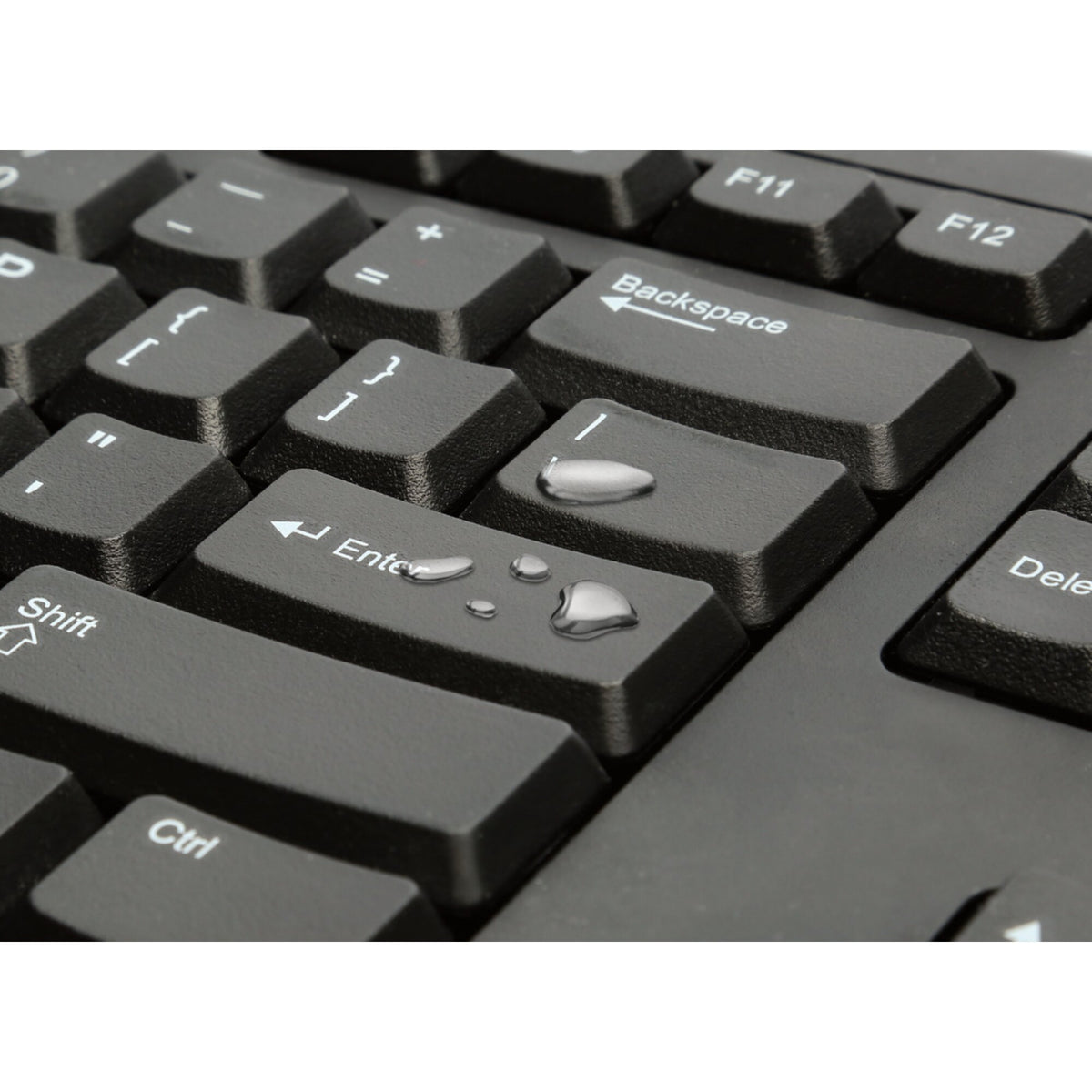 Clavier Kensington KB100 EQ AZERTY USB Noir - Full Size