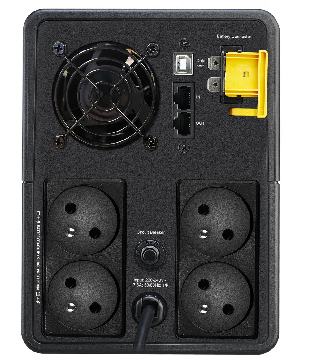 APC Back-UPS BX1600MI-FR Onduleur 900W 1600VA 4 prises France
