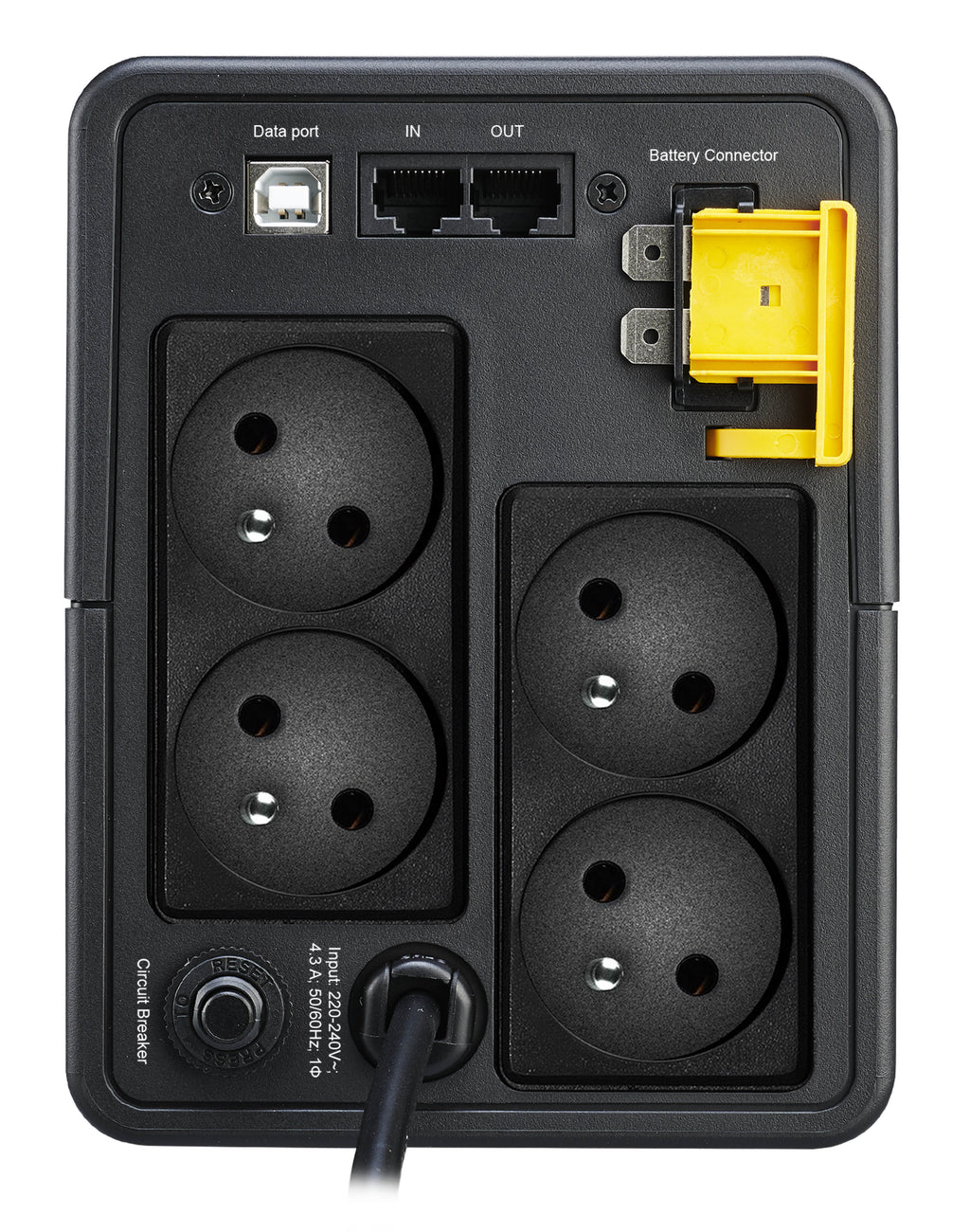 Onduleur APC Back-UPS 950VA 520W noir - Protection électrique