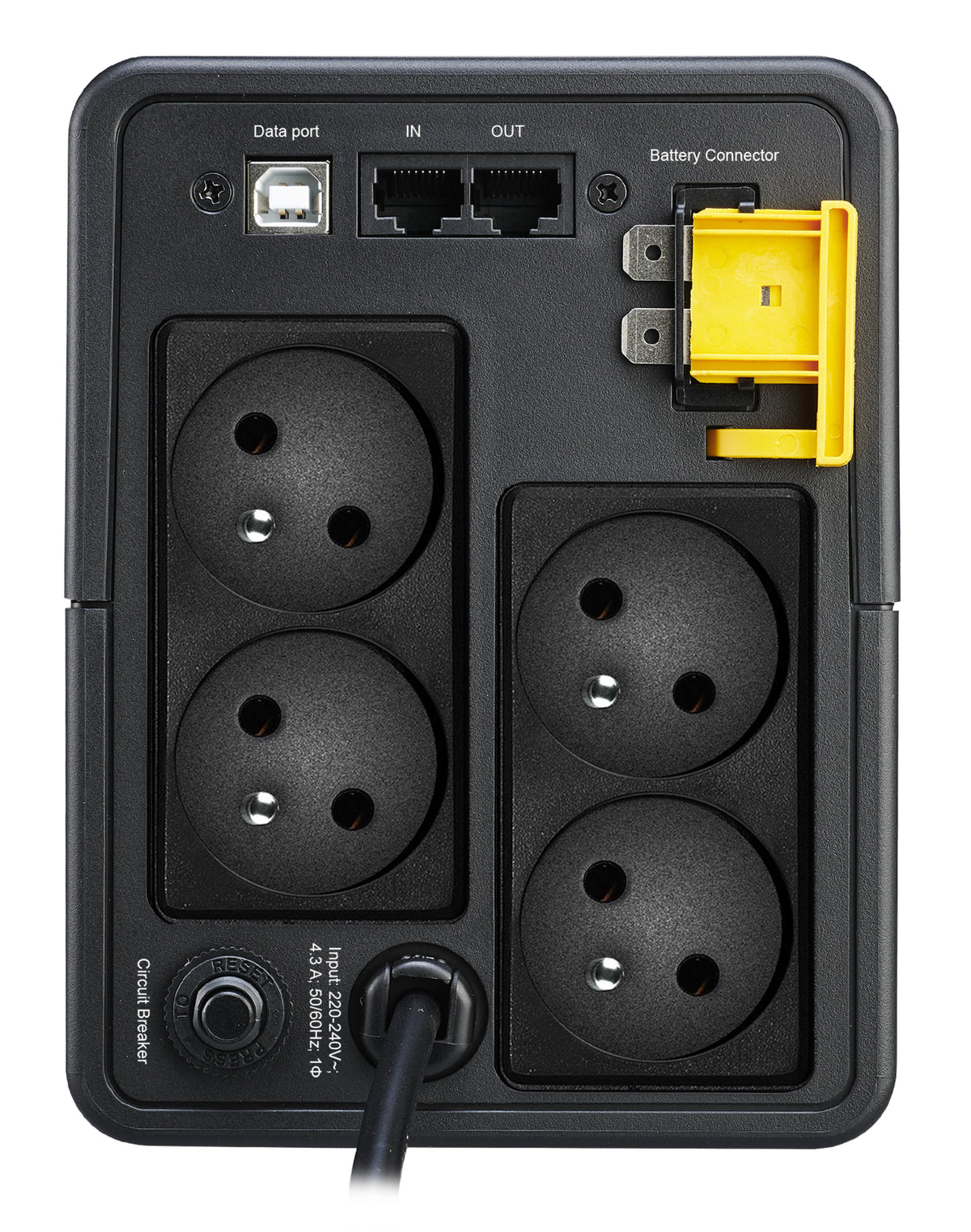 Onduleur APC Back-UPS 950VA 520W noir - Protection électrique
