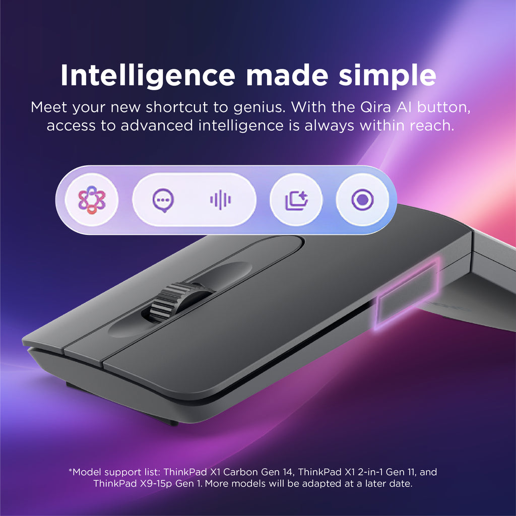 Souris Lenovo ThinkPad Aura Edition pour ThinkPad T16 Gen 4