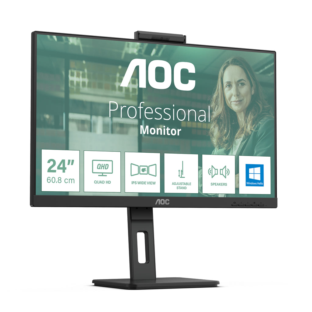 Écran LED AOC 24" Full HD - 75 Hz - IPS - USB-C