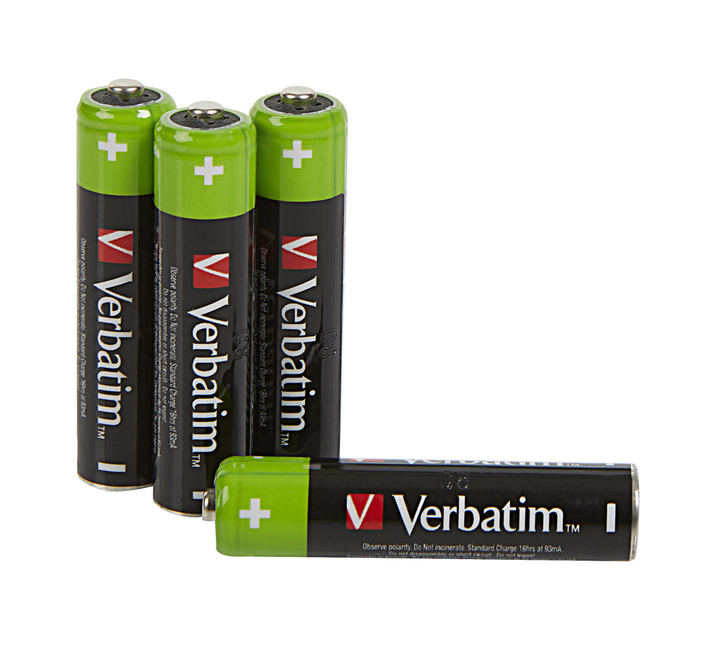 Batterie rechargeable Verbatim AAA 950mAh - 4xHR03 NiMH