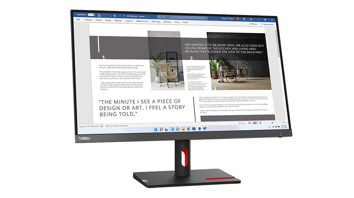Lenovo ThinkVision S27i-30 27" Full HD 100Hz Écran LED